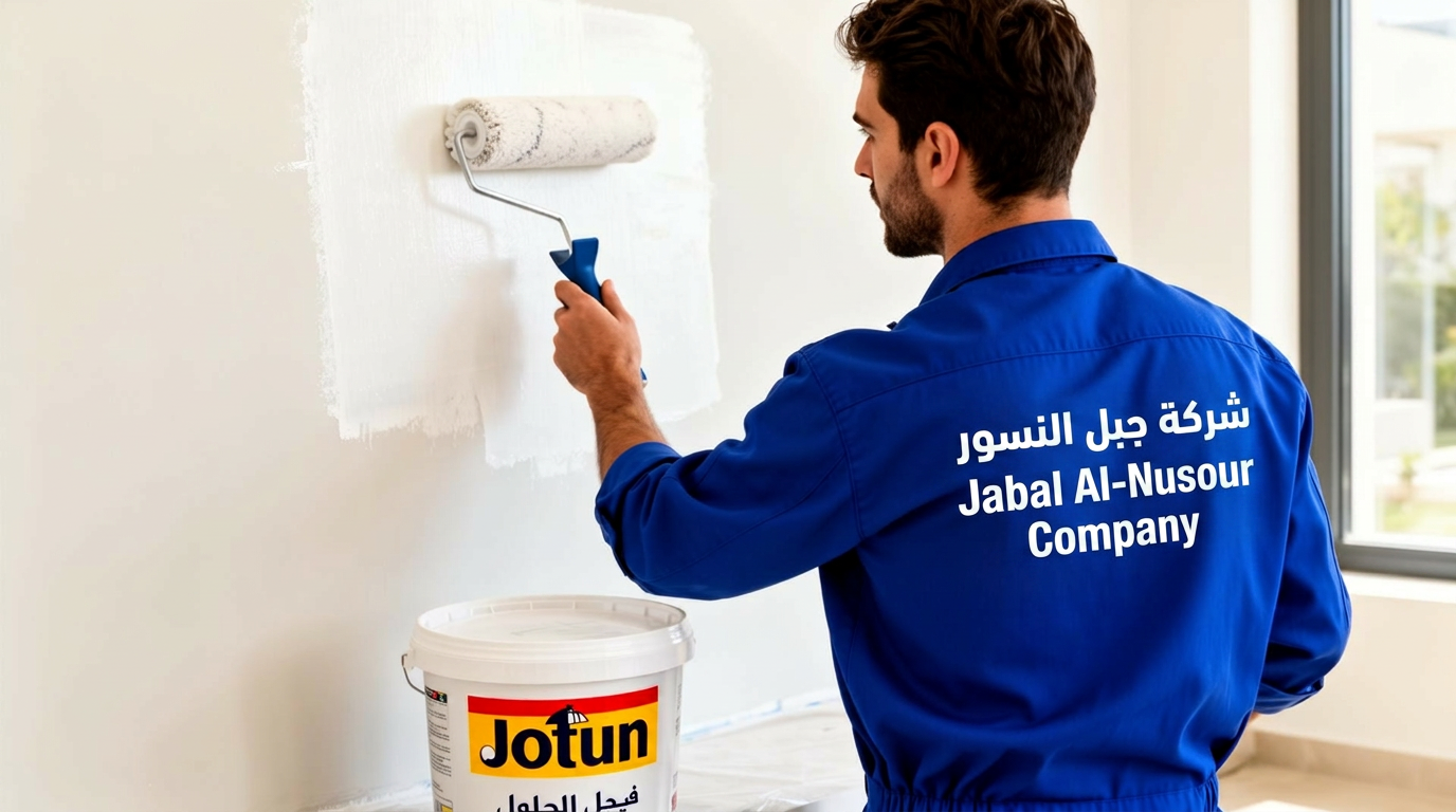 ترميم وتشطيب شامل - أعمال دهانات Jotun احترافية بأيدي فنيين شركة جبل النسور